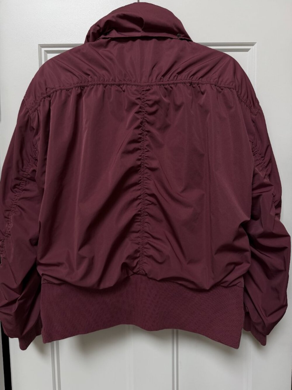 Athleta Point Reyes Bomber II Jacket size XL mulberry rose pink - Picture 5 of 6